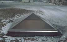 Tinted Industrial Pyramid Skylight